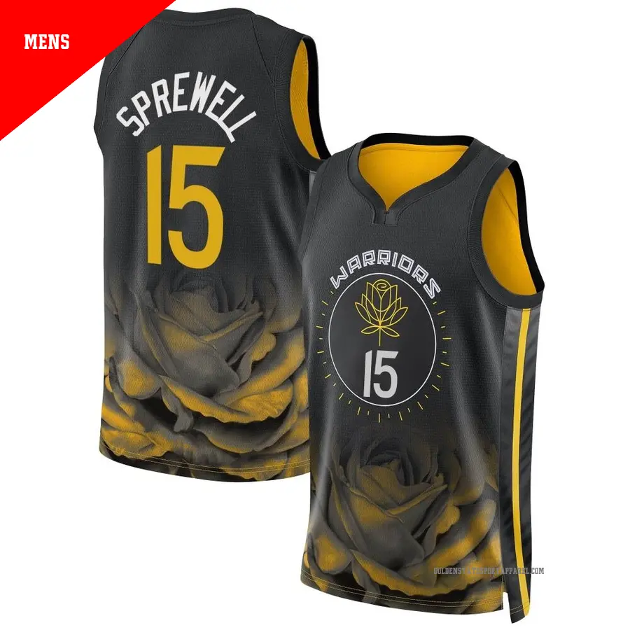 NBA WARRIORS Sprewell スプリューウェル　ユニフォーム SPREWELL #15 1997 Golden State Warriors 90s CHAMPION jersey